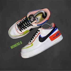 Nike Air Force 1 Shadow AF1 White Black